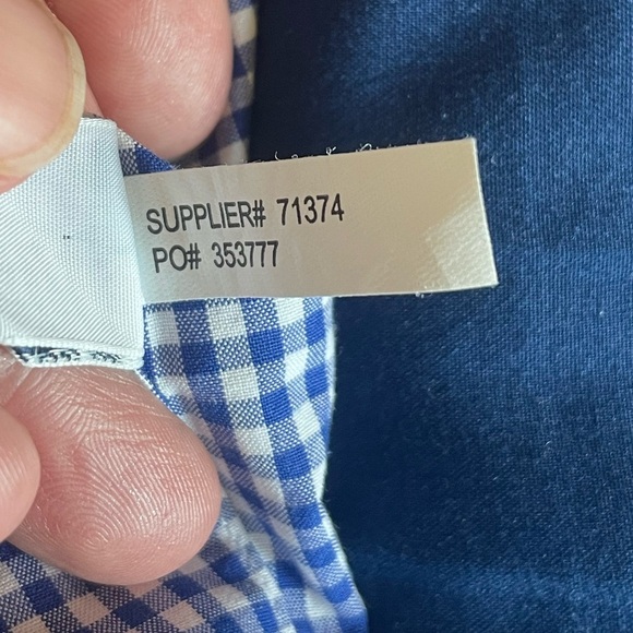 Ralph Lauren Sz XL Classic Fit Blue White Gingham Check Crisp Cotton Shirt - Picture 4 of 12